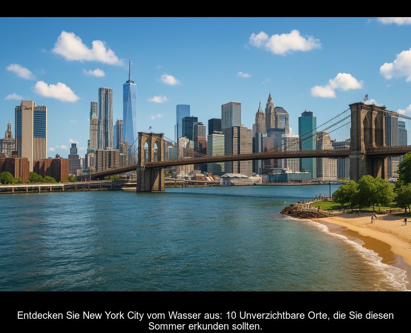 Entdecken Sie New York City Vom Wasser Aus: 10 Unverzichtbare Orte, Die Sie Diesen Sommer Erkunden Sollten.
