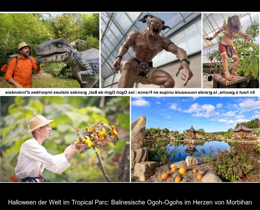 Halloween Der Welt Im Tropical Parc: Balinesische Ogoh-ogohs Im Herzen Von Morbihan