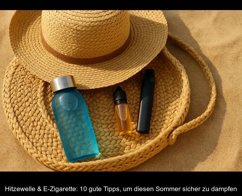Hitzewelle & E-zigarette: 10 Gute Tipps, Um Diesen Sommer Sicher Zu Dampfen