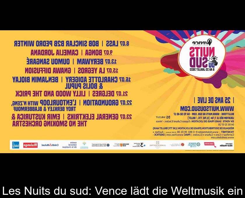 Les Nuits Du Sud: Vence Lädt Die Weltmusik Ein