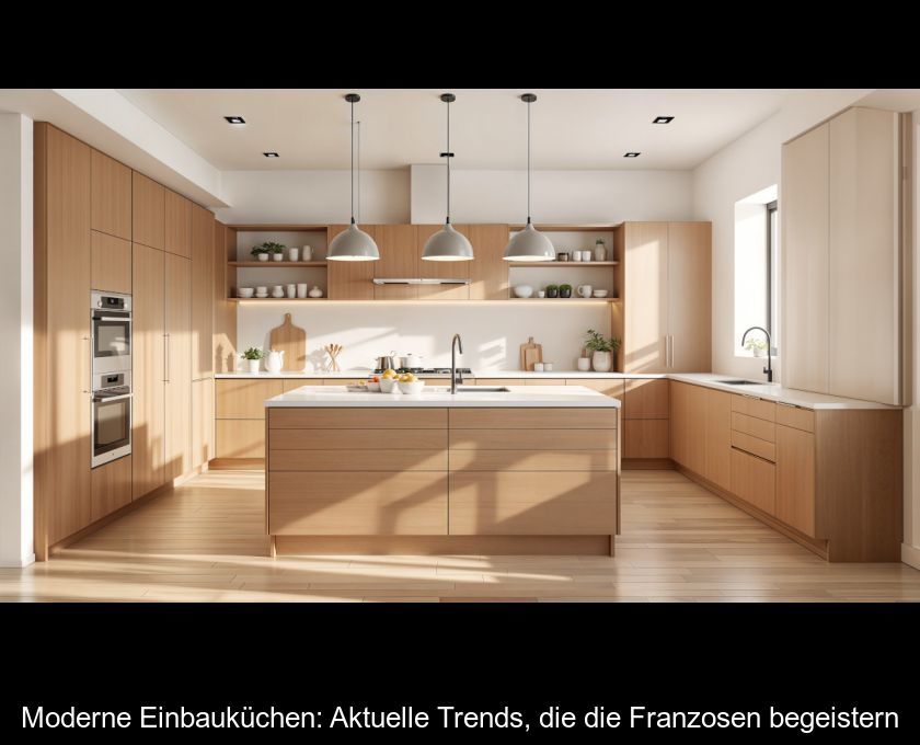 Moderne Einbauküchen: Aktuelle Trends, Die Die Franzosen Begeistern