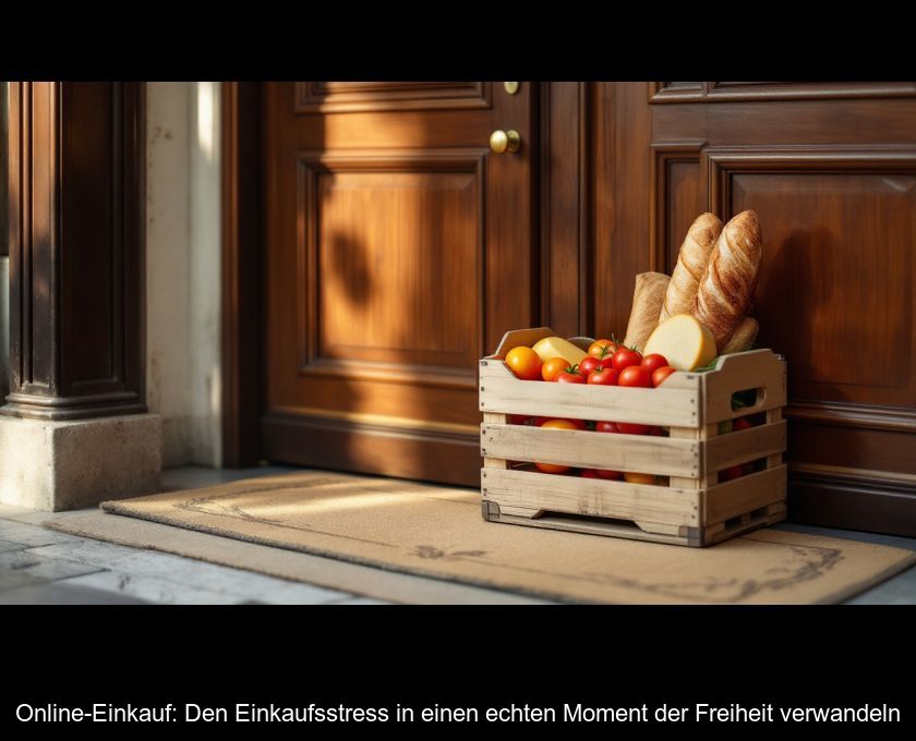 Online-einkauf: Den Einkaufsstress In Einen Echten Moment Der Freiheit Verwandeln