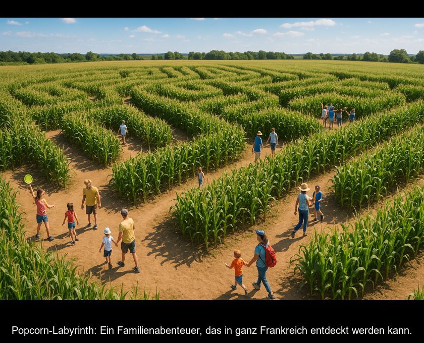 Popcorn-labyrinth: Ein Familienabenteuer, Das In Ganz Frankreich Entdeckt Werden Kann.