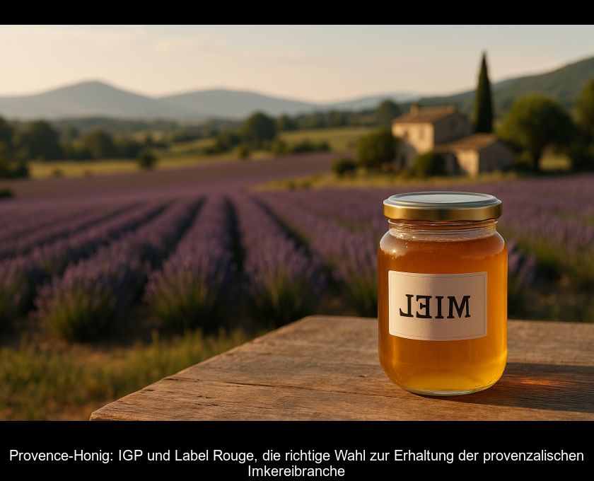 Provence-honig: Igp Und Label Rouge, Die Richtige Wahl Zur Erhaltung Der Provenzalischen Imkereibranche