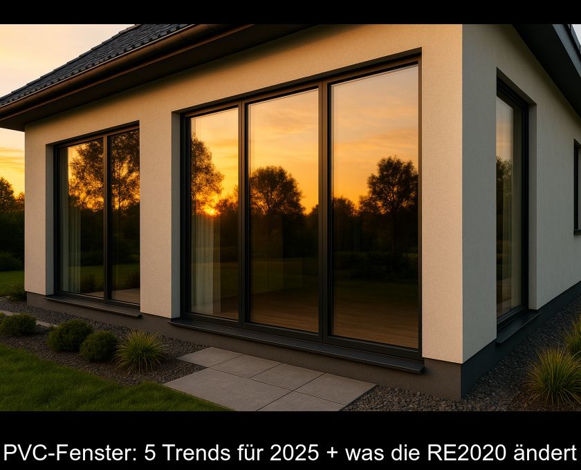 Pvc-fenster: 5 Trends Für 2025 + Was Die Re2020 ändert