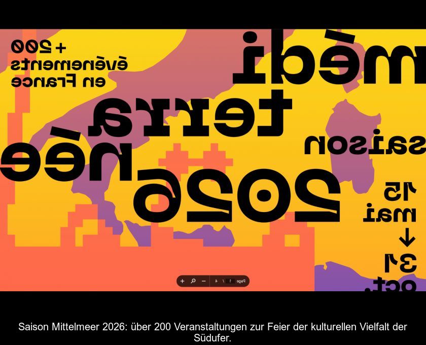 Saison Mittelmeer 2026: über 200 Veranstaltungen Zur Feier Der Kulturellen Vielfalt Der Südufer.