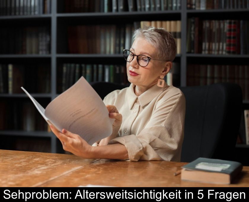 Sehproblem: Altersweitsichtigkeit In 5 Fragen