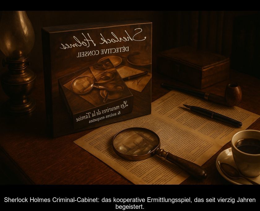 Sherlock Holmes Criminal-cabinet: Das Kooperative Ermittlungsspiel, Das Seit Vierzig Jahren Begeistert.