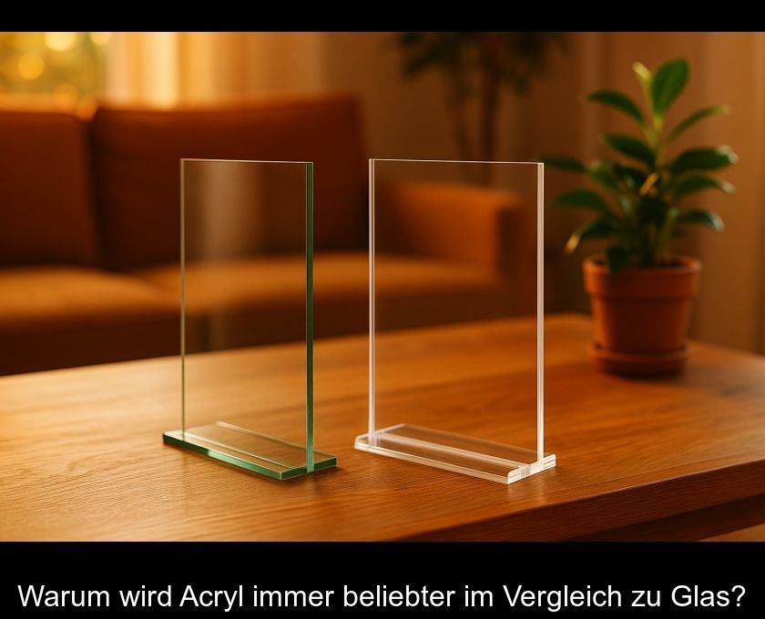 Warum Wird Acryl Immer Beliebter Im Vergleich Zu Glas?