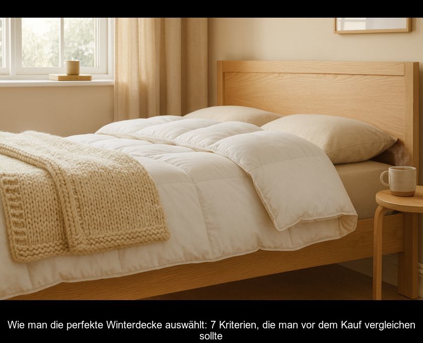 Wie Man Die Perfekte Winterdecke Auswählt: 7 Kriterien, Die Man Vor Dem Kauf Vergleichen Sollte