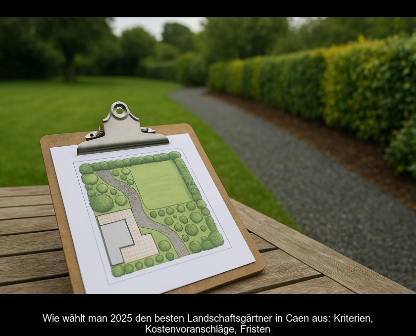 Wie Wählt Man 2025 Den Besten Landschaftsgärtner In Caen Aus: Kriterien, Kostenvoranschläge, Fristen