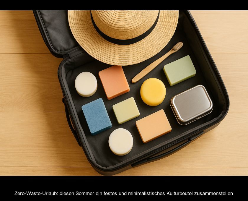 Zero-waste-urlaub: Diesen Sommer Ein Festes Und Minimalistisches Kulturbeutel Zusammenstellen