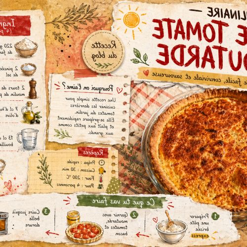 Die Tomaten-Senf-Quiche: ein einfaches Rezept