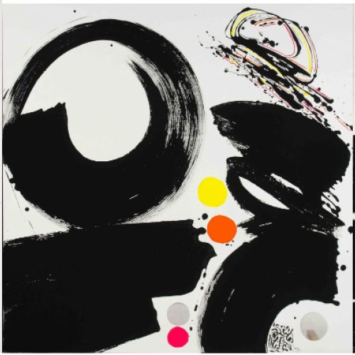 Lassaâd Metoui in Saint-Cloud: wenn die Kalligraphie mit der Abstraktion flirtet