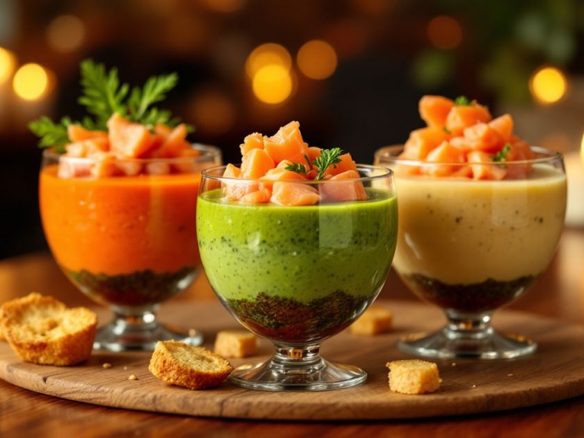 Express-Verrine Mit Gemüse Und Lachs Zum Beeindrucken