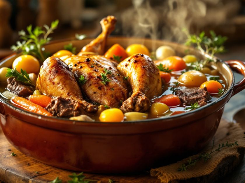 Hühnchen im Eintopf: Traditionelles Einfaches Rezept