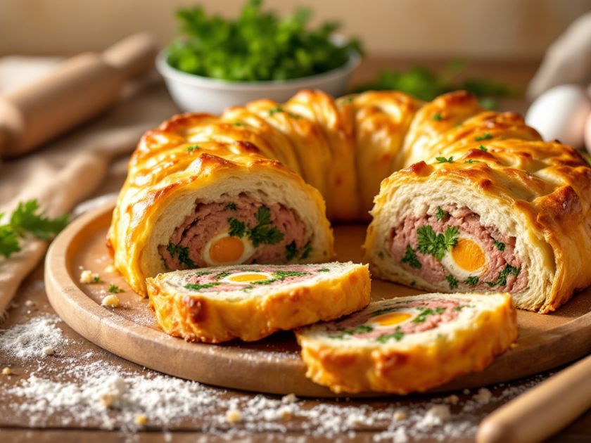 Rezept für Traditionelle Berrichon-Osterpastete