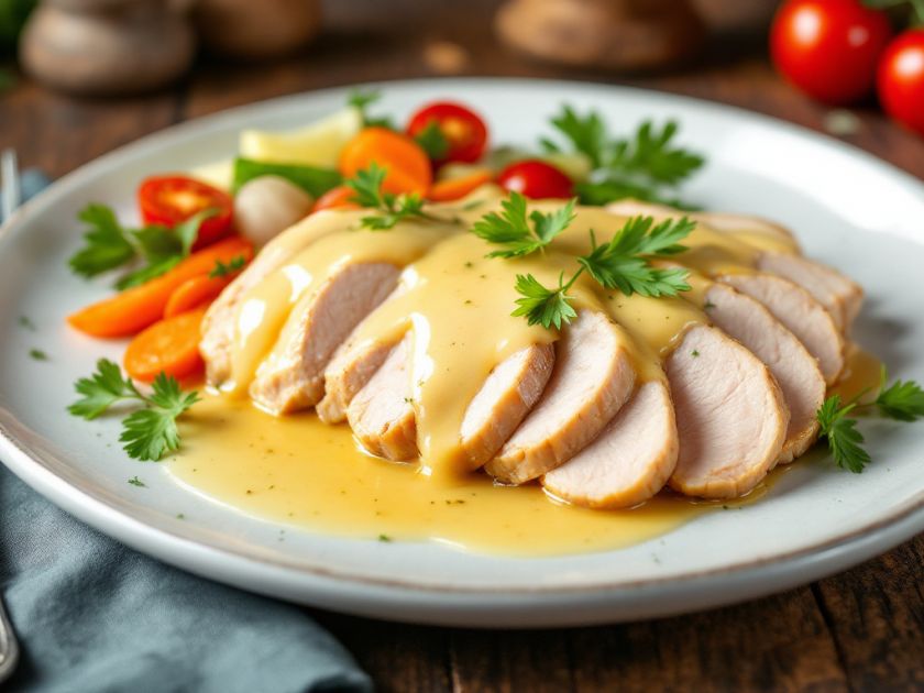 Schmackhafte Buttersauce für Fleisch