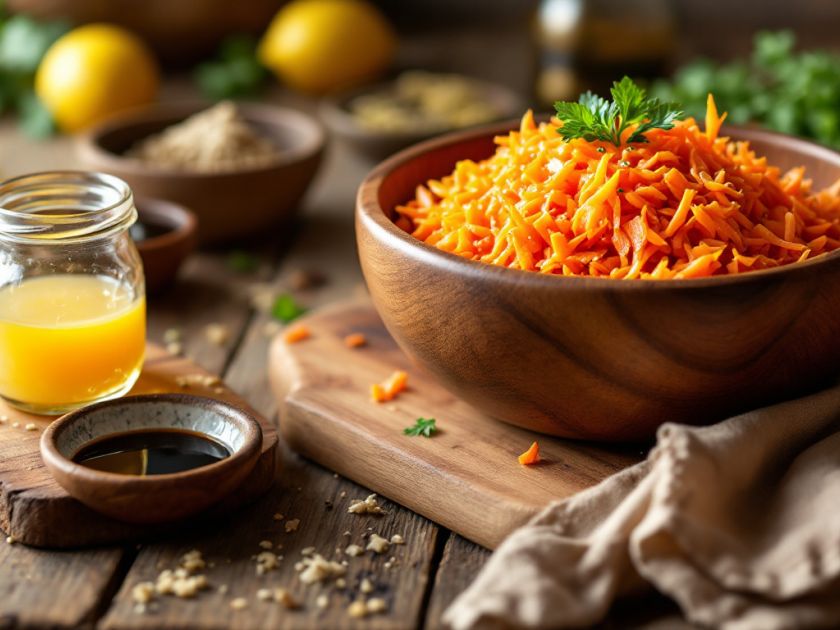 Schmackiges Dressing für Raspelkarotten