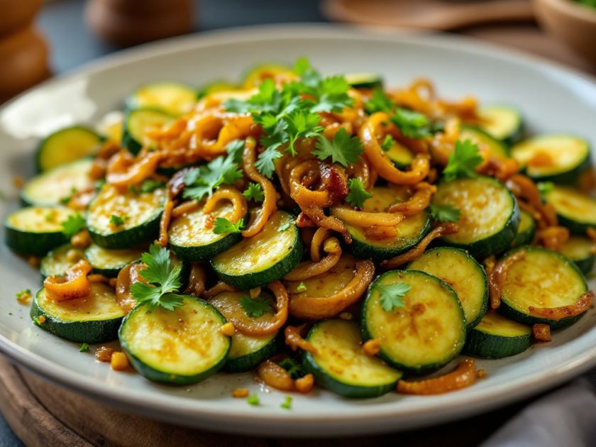 Zucchini auf Indische Art : Leckeres und Würziges Rezept