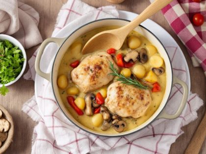 Hühnchen nach Großmutter Art: Emotionale Komfort Rezept