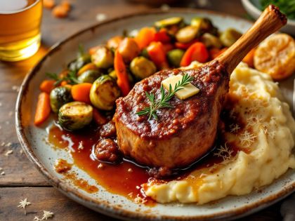 Schweinschenkel mit Cidre: Leckeres und Wohltuendes Rezept