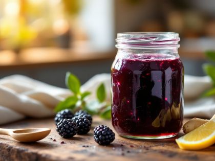 Hausgemachte Brombeermarmelade : Leckeres Rezept für Süßigkeit