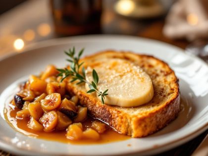 Entenleber mit Zwiebel- und Feigenmarmelade
