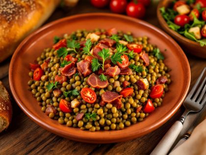 Rezept für schmackhafte spanische Linsen