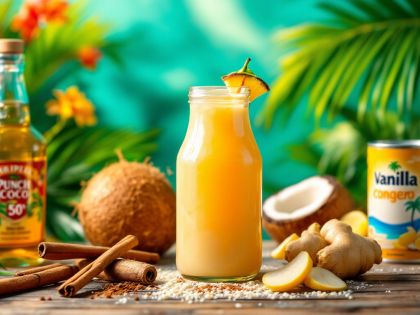 Rezept für Punch Coco Créole : Süße und Gewürzte Getränk