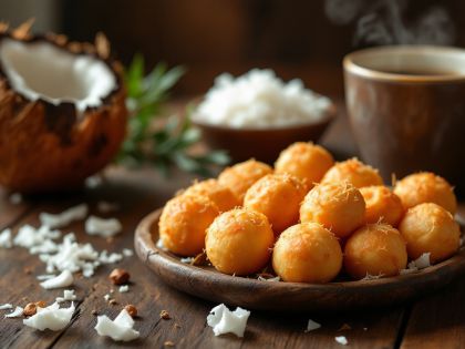 Traditionelles Rezept für Kongolesen: Köstlichkeiten aus Kokosnuss