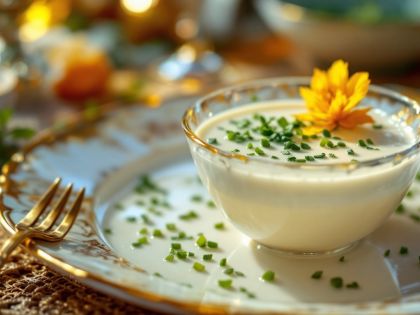 Elegante Buttersoße für Weißfisch