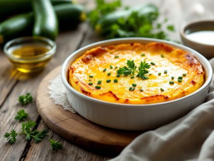 Zucchini-Flan lecker und einfach zuzubereiten