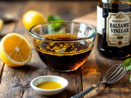 Einfache Hausgemachte Balsamico-Vinaigrette