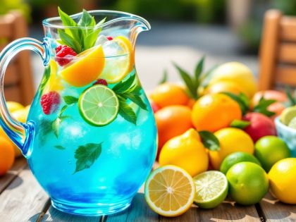 Erfrischender Cocktail Meerwasser